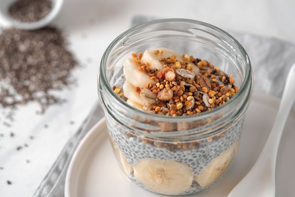 Best Bee Pollen & Banana Chia Pudding