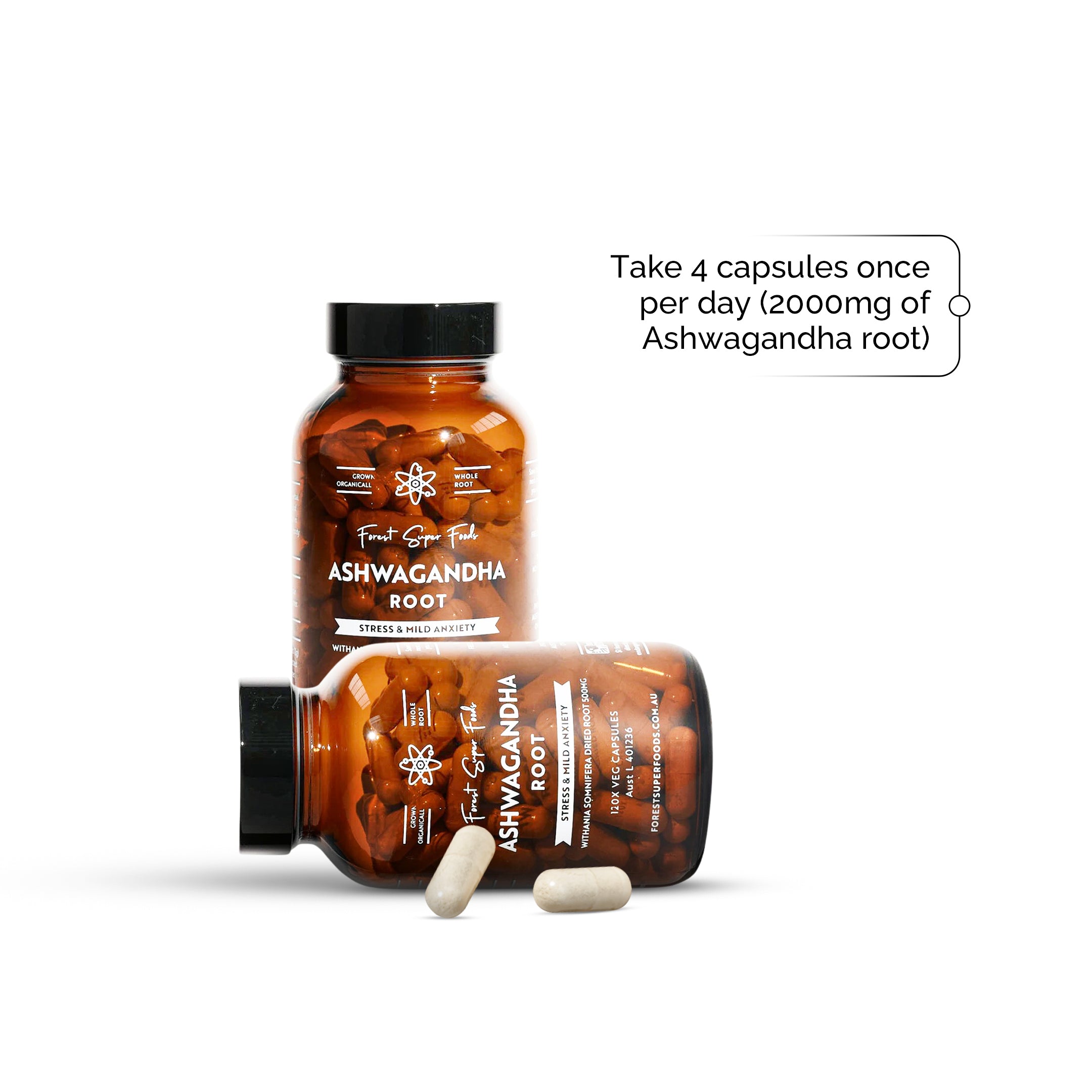 Pure Organic Ashwagandha Capsules