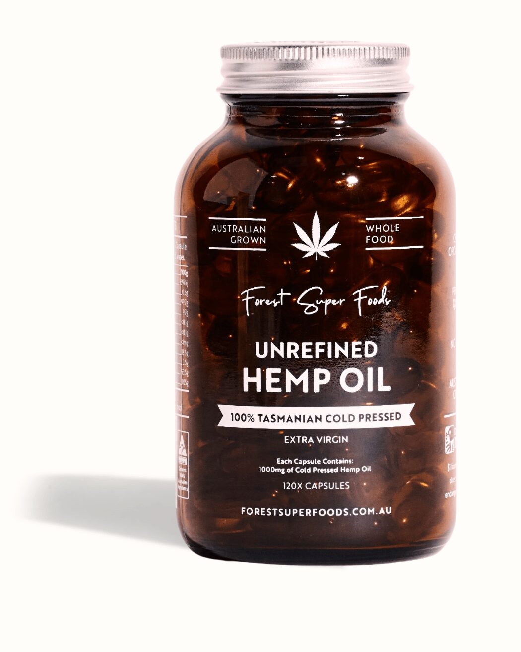 Unfiltered Hemp Seed Oil Capsules